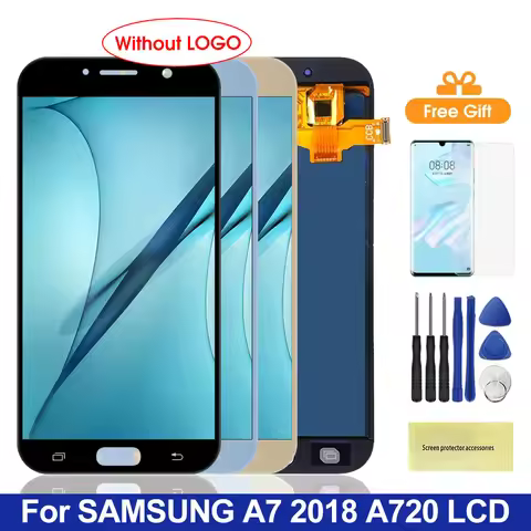 A720 Lcd For Samsung Galaxy A7 2017 LCD Display Touch Screen Digitizer Assembly For Samsung A720 A72