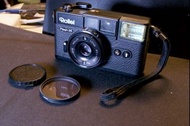 日本 祿來 Rollei Flash 35 / 38mm F2.8 大光圈 底片相機  早期古董相機  附原厰鏡蓋、保護鏡、相機包 超低價