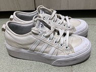 (UK5.5) Adidas Nizza Platform 運動鞋 厚底 布鞋