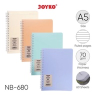 Pastel A5 NOTEBOOK | Ruled Notebook Diary Diary A5 Striped Notebook Agenda