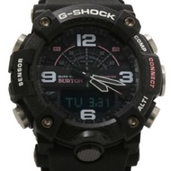 卡西歐 G-SHOCK MASTER OF G - LAND MUDMASTER GG-B100BTN-1AJR 黑色碳纖維/樹脂男士腕錶 BURTON 聯名款