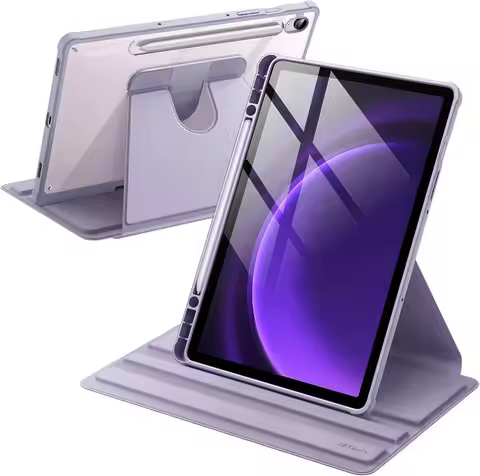For Samsung Galaxy Tab S10 FE/S9 FE 10.9inch/Galaxy Tab S9 11inch Case with Pen Holder 360 Degree Ro