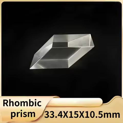 33.4X15X10.5mm Oblique Prism Lateral Displacement Prism Parallelogram Periscope Prism Optical Glass 