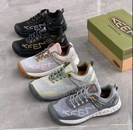 🍬KEEN NXIS EVO WP 網面 戶外功能鞋 登山徒步鞋 男女情侶款 黑白 黑金 灰色 灰綠 灰粉