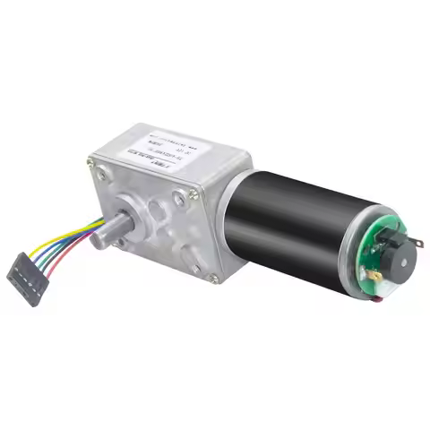 DC Gear Encoder Motor 12V 8-470Rpm With Electric Gearbox Reducer High Torque Electric Turbo Gear Mot