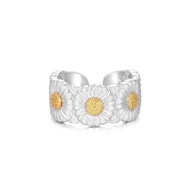 Hip Hop Ring Vintage Chrysanthemum Flower Ring Eternal Open Ring