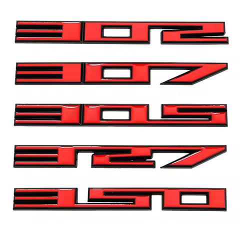 302 305 307 327 350 Logo Car Sticker for Chevrolet SUV ZR1 CORVETTE Blazer SONIC CRUZE Silverado Vol