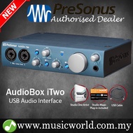 PreSonus AudioBox iTwo 2 in 2 out USB Audio Interface with Studio One Artist Software (Audio Box i T