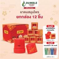 ยาดมสมุนไพรดัมเบิ้ล ลายตรุษจีน 2024 Dumble Herbal Inhaler Lunar New Year 2024 Collection - ยกกล่อง 1