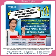 Tv Voucher Promo Turun Harga Paket Cling K-VISION 1Tahun Atau 12Bulan Bromo C2000 K2000 Optus Gardin