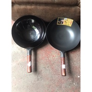 Authentic Non stick Wok Pan (Heavy Duty) Carbon Steel Pan Nonstick