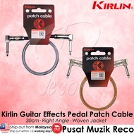 Kirlin Guitar Effect Pedal Patch Cable (Woven) Kable Wayar Jack Pendek Gitar Elektrik