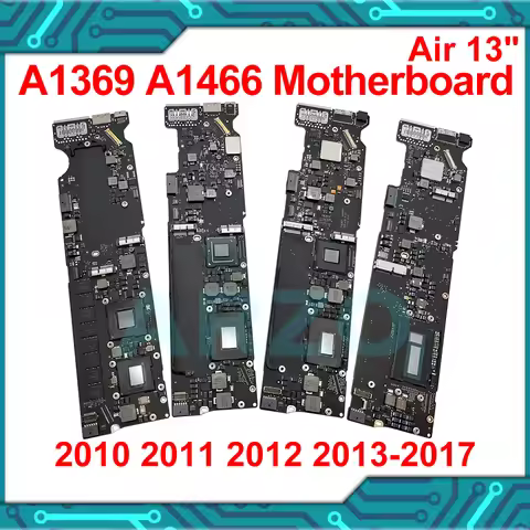 Original A1466 Logic Board For Macbook Air 13" A1369 A1466 Motherboard i5 i7 4G 8GB 2010 2011 2012 2