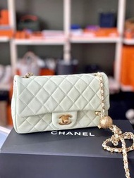 Chanel Bag 蘋果绿金球