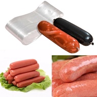 50-55mm*5M Plastic Inedible Homemade Pork Ham Casing Sausage Cover Shell Sausage Skin Sausage Casing