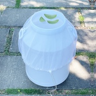 Outdoor Garden Rain Bucket Mesh Cover Anti-Leaf Net Cover Water Collecting Bucket Insect-Proof Net C