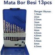 MATA 13pcs HSS twist drill bit set 1.5 - 6..6mm