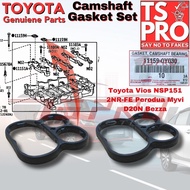 Set2pc Toyota Vios NSP151 Rush F850 2NR-FE Perodua Myvi D20N Bezza Genuine Camshaft Gasket Valve Cov