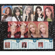 Photocard izna official pc poca the first album izna n/a iz na ver mai jeemin jiyoon koko nest junge