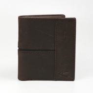 【 Ready Stock】 camel active Men Casual Vertical Bifold Genuine Leather Wallet VCW6640HM6#DBN