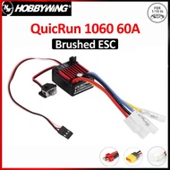 HobbyWing QuicRun WP 1060 60A Brushed ESC 2-3S Waterproof Electronic Speed Controller For 1/10 RC To
