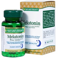 Viên Giúp Ngủ Ngon Giảm Mất Ngủ Giảm Stress MELATONIN 5MG Natures Bounty ® USA Chai 60V