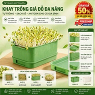 Home Bean Sprout Growing Tools – Sprout Tray with Smart Drainage Cover