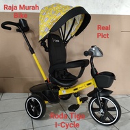 Sepeda Anak Roda Tiga I Cycle Sepeda Stroller Roda Tiga ICYCLE Sepeda Roda Tiga I Cycle Rebahan