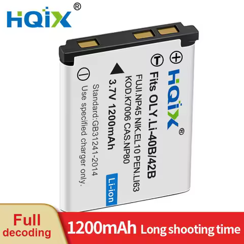 HQIX for Sanyo VPC-T850 TP1010 T1495 DS5370 Camera NP-45 Charger Battery