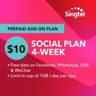 Singtel 4-Week Social Plan