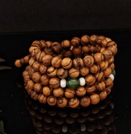 越南沉香 + 碧玉 8mm 108粒木珠手鍊 ( 114060 )