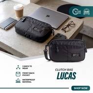 Evernext - Men's Waterproof Pouch Bag Men's Waterproof Handbag Men's Clutch Bag Lucas