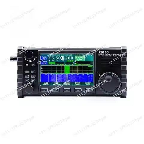 Latest X6100 50MHz HF Transceiver All Mode Transceiver Portable SDR Transceiver With Antenna Tuner