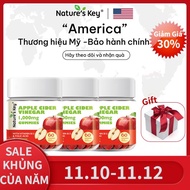 NATURE'S KEY Apple Cider Vinegar Gummies Each 2 contains 1000mg of Apple Cider Vinegar to Help Lose 