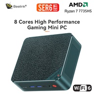 Original Beelink SER6 Pro 7735HS AMD Ryzen 7 WiFi6 Windows 11 High Performance Mini PC Desktop Compu
