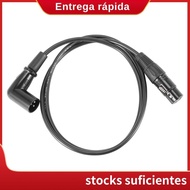 Right Angle Male to Female XLR Cable, Microphone Cord,  Signal Wire Cord for Equilibrium / Mixer / A