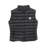 【二手】 MONCLER LIANE 羽絨背心 L10931A102005304899 黑色尼龍羽絨背心 女款 全新