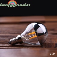 LANFYGOODS LED Light Bulb, 4W E12/E14/E26/E27 Crystal Light Bulb, 2023 semi-plated 2200K 2700K Incan