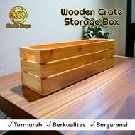 Wooden crate box wooden crate storage box wooden crate storage box 40-60x25x20cm