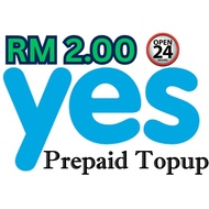 YES Mobile Prepaid Reload Topup Direct Topup RM2.00 (24Hours Open)