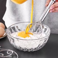 Stainless Steel Flour Mixer Household Dough Mixer Kitchen Egg Beater Double Circle Handheld Flour Mi