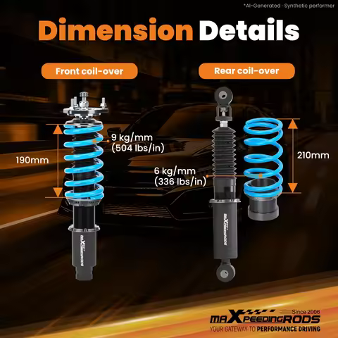 MaXpeedingrods T6 Damper Adjustable Coilovers For Mazda6 2003-2006 GG Suspension