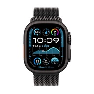Apple MX4W3TH/A Watch Ultra 2 GPS + Cell 49mm Black Ti Case with Black Ti Milanese L - S