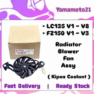 Radiator Blower Fan Assy Yamaha LC135 135LC LC 135 V1-V8 FZ150 FZ150i FZ 150 150i Kipas Tangki Coola