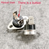 2 Chiếc Công Tắc Điều Khiển Nhiệt Độ Thường Đóng KSD303 Bộ Điều Nhiệt Đặt Lại Thủ Công KSD301 Công T