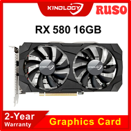 [RUSO] Kinology RX 580 16GB 2048SP Brand New Graphics Card RX588 GPU 16 G Game Video VGA DDR5 AMD Ra