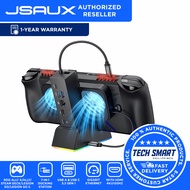 JSAUX Cooling Docking Station Compatible with ROG Ally X/ROG Ally/Steam Deck/Legion Go/Legion Go S