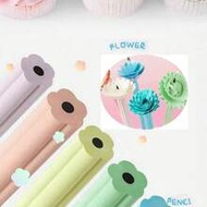 10pcs Random Color Pencils Resin Pencil, Hb Pencil, Floral Pen Holder Pencil, Rainbow Pencil