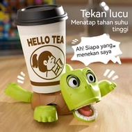 [Ready] Cute Turtle Coaster Ornament Creative Turtle Tea Coaster Surprise Turtle Press Coaster BVC1 