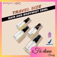 [dapat 4pcs] BODYMIST TRAVEL SIZE HAIR AND BODY MIST GEAMOORE COCO VANILLA DREAMY BABY WARM AND COZY